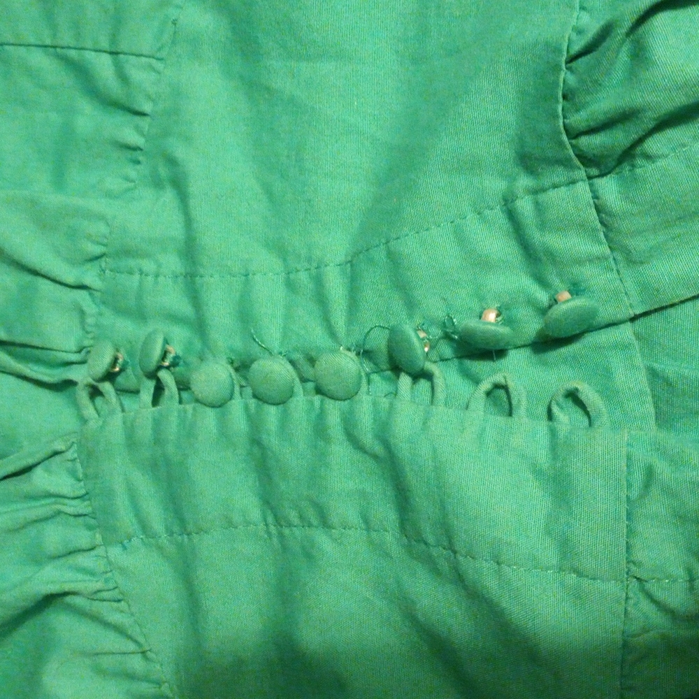 Structured peplum top with button waist - Picture 14 of 15